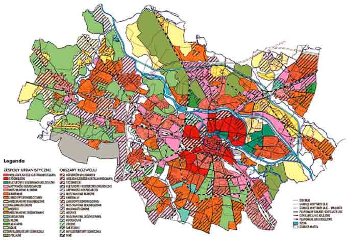 Struktura funkcjonalno-przestrzenna miasta (rdo: Studium uwarunkowa i kierunkw zagospodarowania przestrzennego gminy Wrocaw)